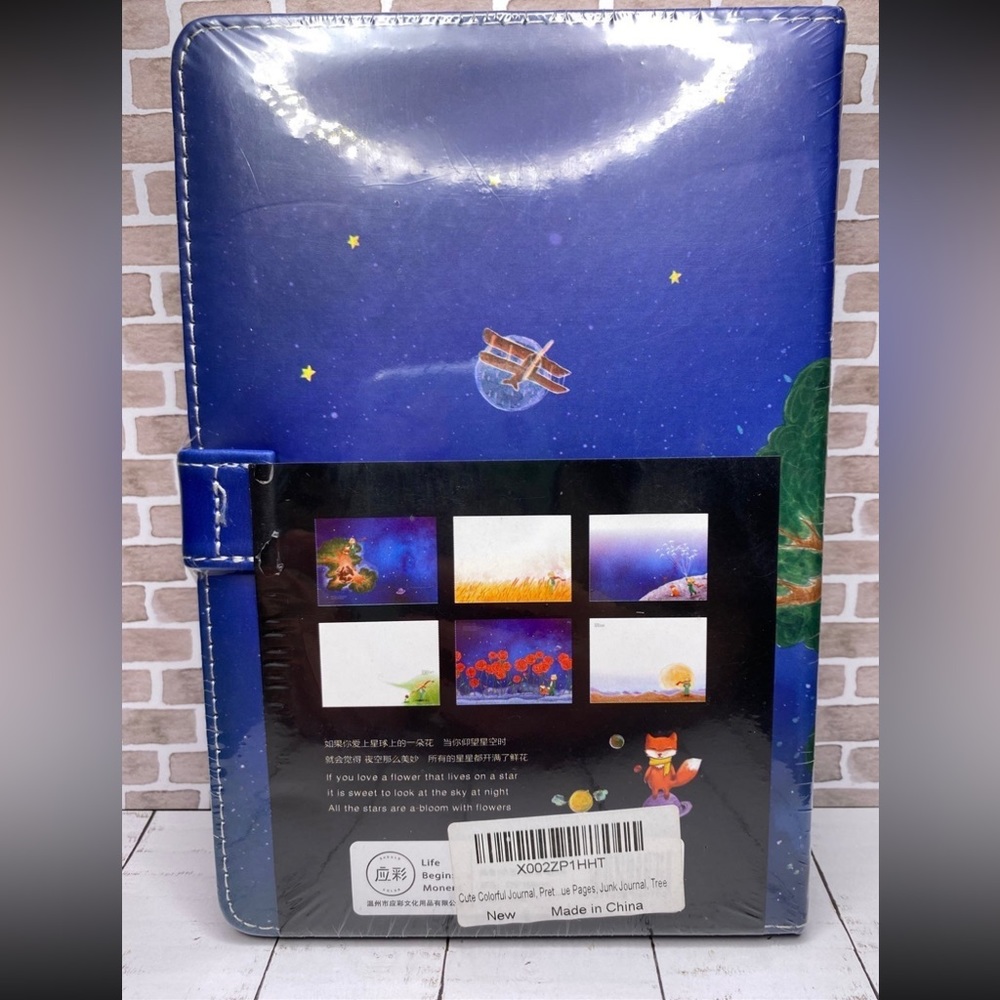 SOLD 💙 NEW The Little Prince Blue Illustrated Notebook Journal Planner Diary - Picture 3 of 7